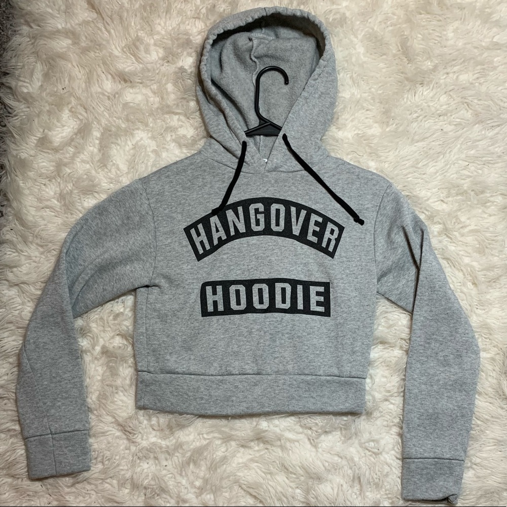 Hangover Hoodie Cropped - Picture 2 of 6
